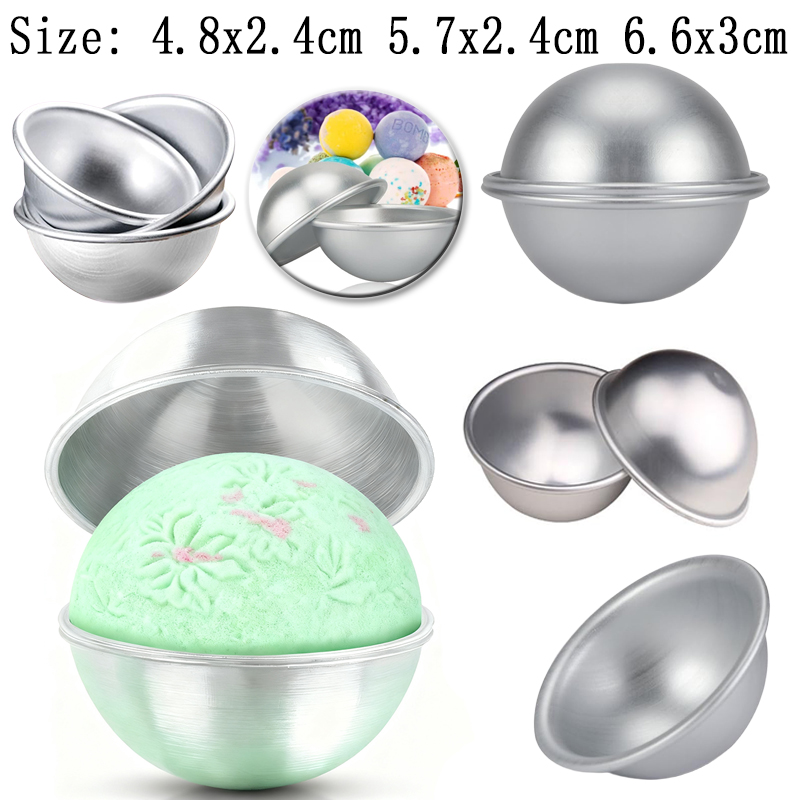 Bath Bomb Mold - 6Pcs Sphere Bath Bomb Molds, DIY