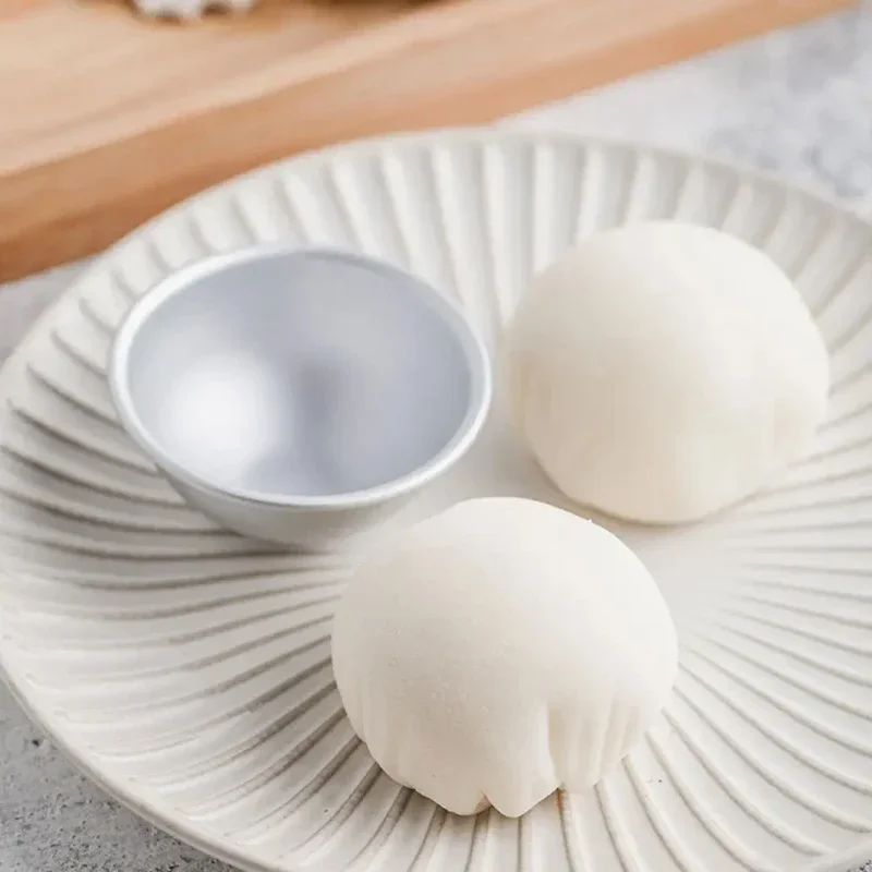 Bath Bomb Mold - 4Pcs Semi-Circular Spherical Bath Bomb Silicone