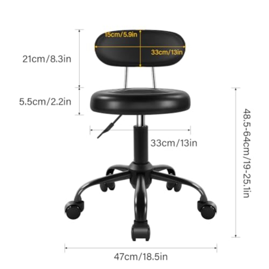 Rolling Stool with Wheels Swiv - Spa & Wellness Hotel Diament Ustroń Opinie reseña y precio