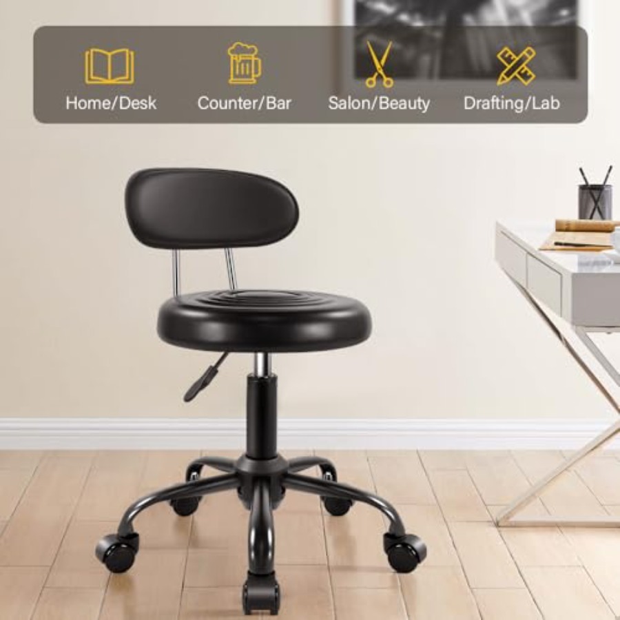 Rolling Stool with Wheels Swiv - Spa & Wellness Hotel Diament Ustroń Opinie reseña y precio