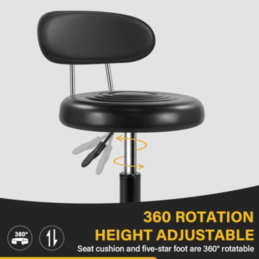 Rolling Stool with Wheels Swiv - Spa & Wellness Hotel Diament Ustroń Opinie reseña y precio