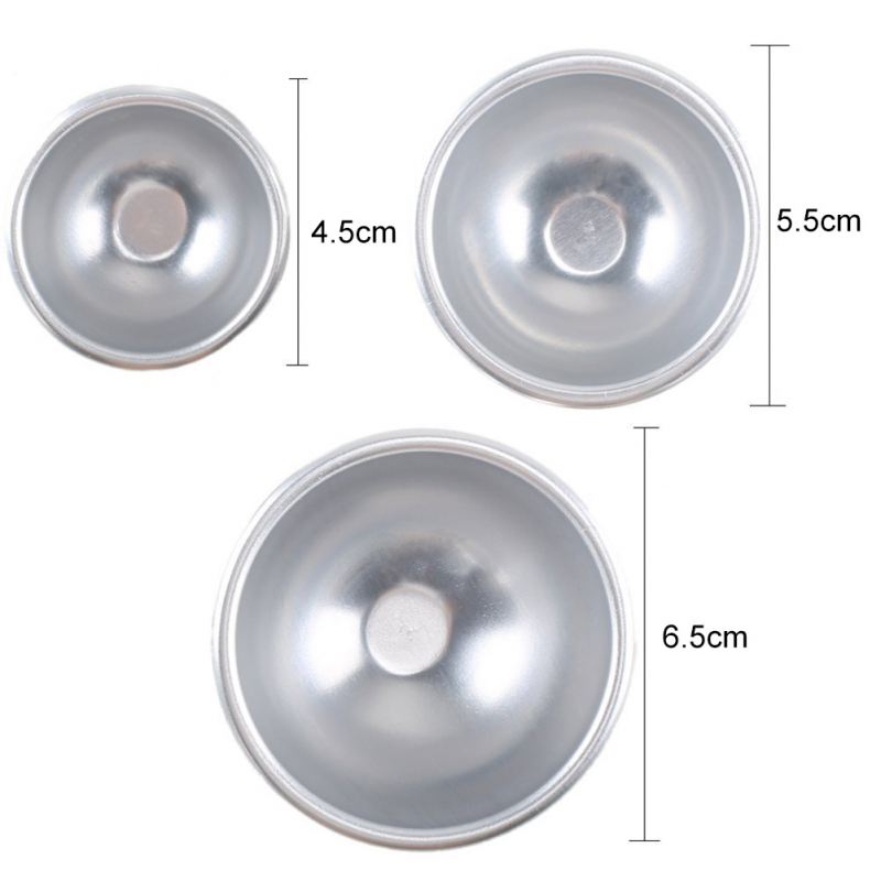 6Pcs Sphere Bath Bomb Molds, D - Bath Bomb Mold reseña y precio