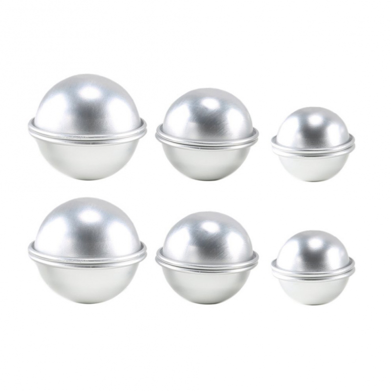 6Pcs Sphere Bath Bomb Molds, D - Bath Bomb Mold reseña y precio