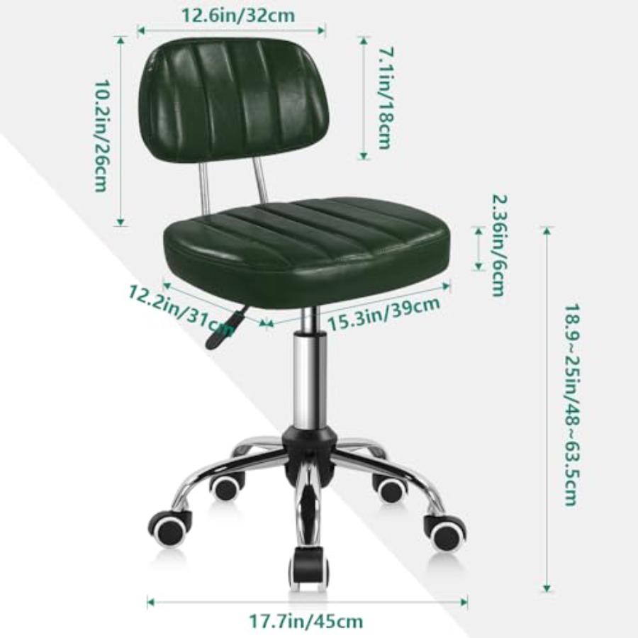 Square Swivel Stool with Wheel - Spa & Wellness Hotel Diament Ustroń Opinie reseña y precio