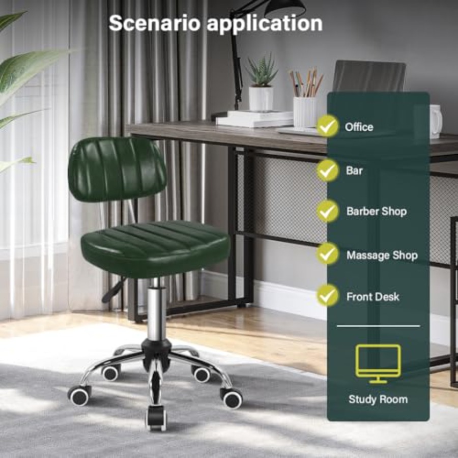 Square Swivel Stool with Wheel - Spa & Wellness Hotel Diament Ustroń Opinie reseña y precio