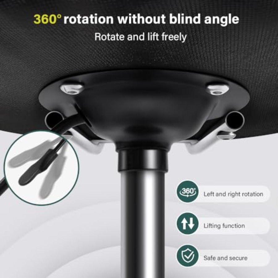 Square Swivel Stool with Wheel - Spa & Wellness Hotel Diament Ustroń Opinie reseña y precio