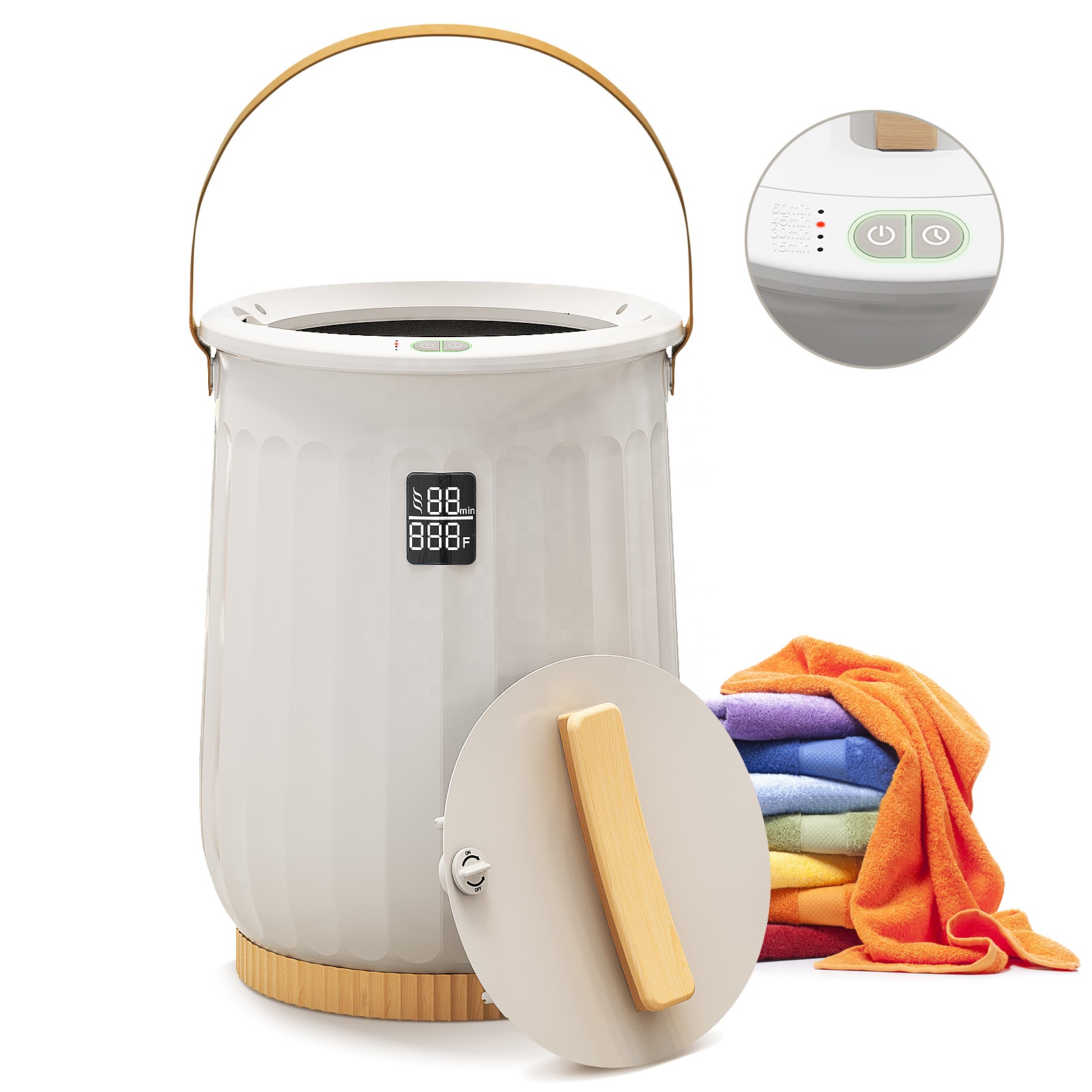 20L Towel Warmer Bucket with T - Spa & Wellness Hotel Diament Ustroń Opinie reseña y precio