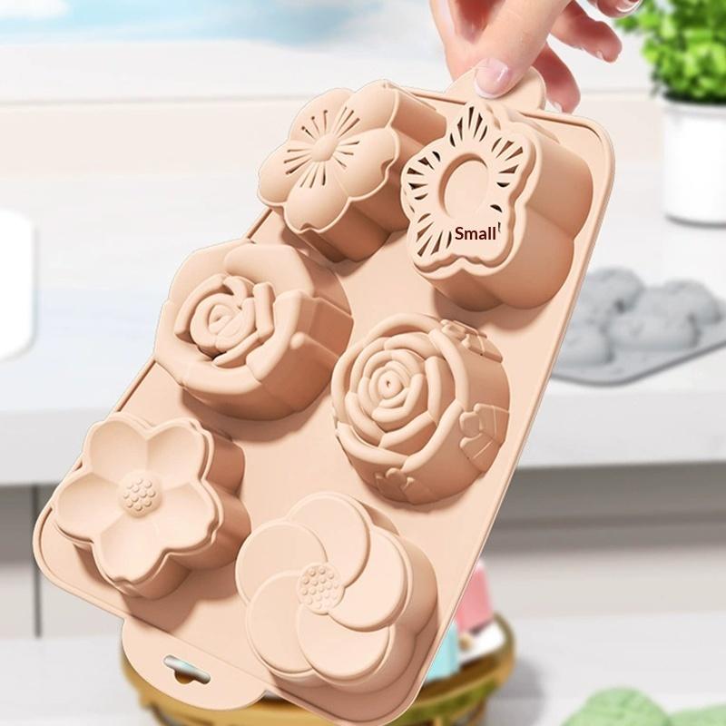 SU Flower Silicone Mold, 6 Cav - Bath Bomb Mold reseña y precio