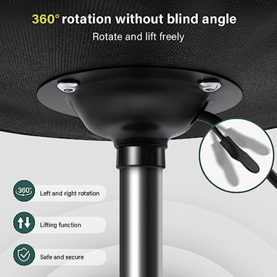 Square Swivel Stool with Wheel - Spa & Wellness Hotel Diament Ustroń Opinie reseña y precio