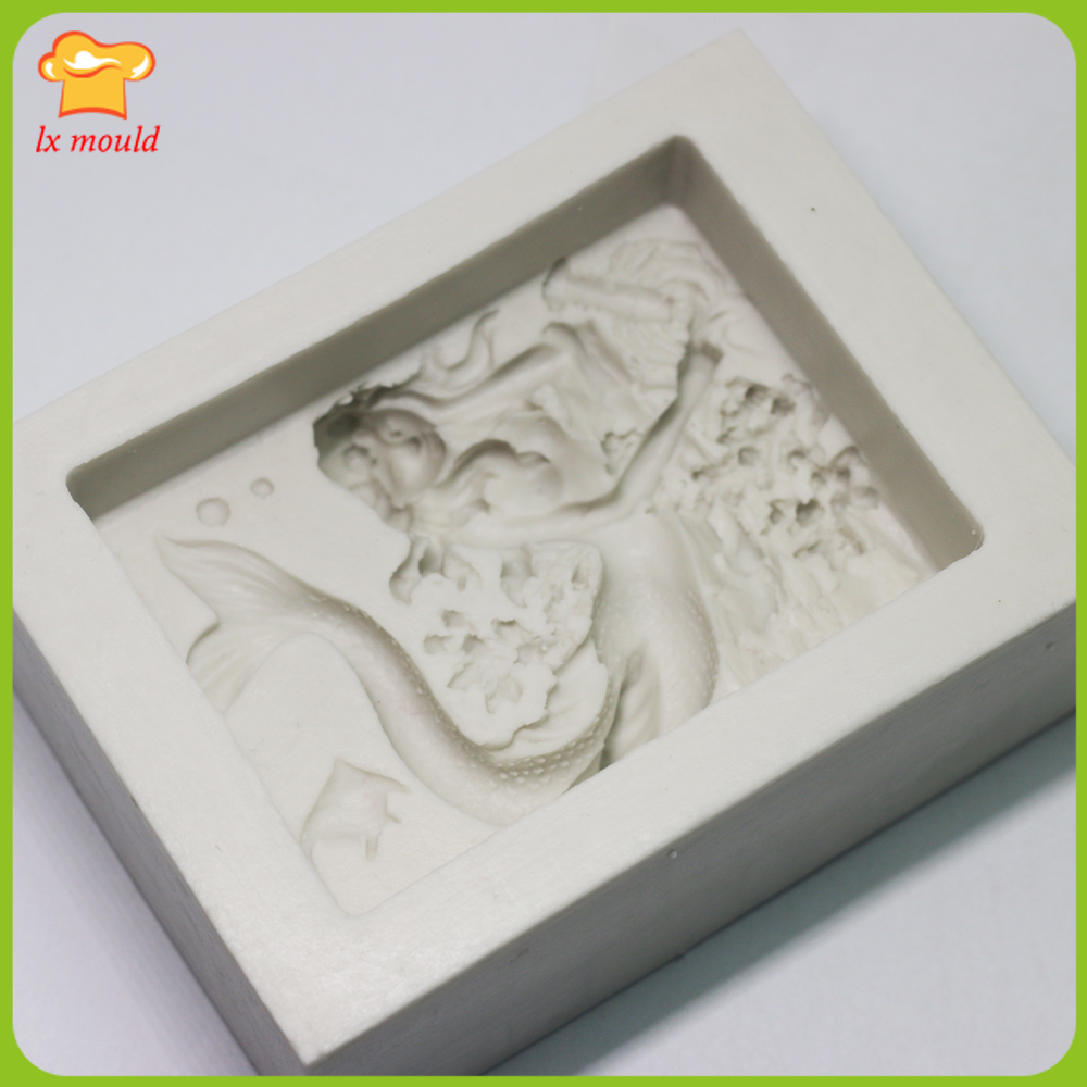 2D Mermaid Soap Silicone Molds - Bath Bomb Mold reseña y precio