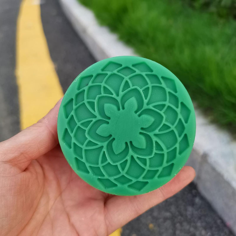 Flower Pattern Silicone Mold F - Bath Bomb Mold reseña y precio