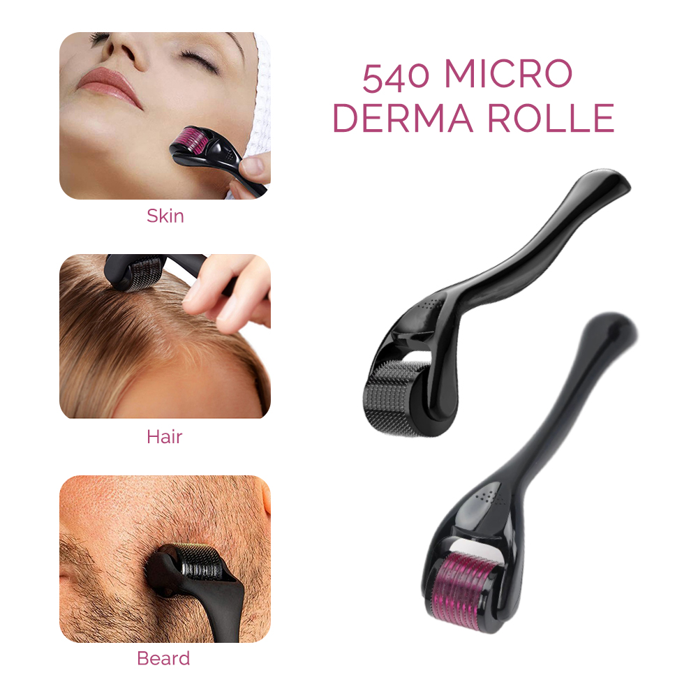 540 Needles Derma Roller Hair  - Derma Roller 0.25 reseña y precio