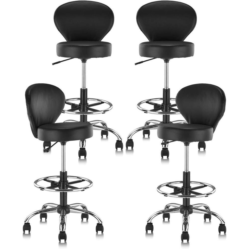 Set of 4 PVC Leather Swivel St - Spa & Wellness Hotel Diament Ustroń Opinie reseña y precio