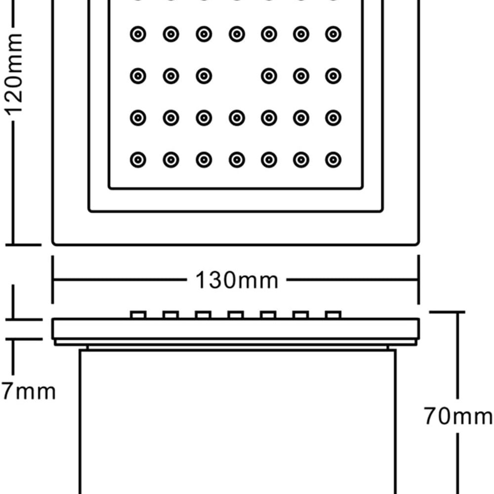 4-Piece Solid Brass Square Sho - Spa & Wellness Hotel Diament Ustroń Opinie reseña y precio