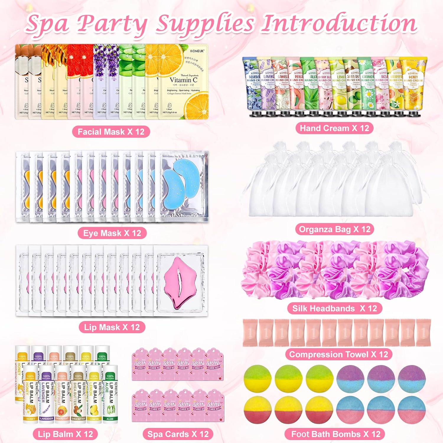 Spa Party Supplies Kit with 12 - Spa & Wellness Hotel Diament Ustroń Opinie reseña y precio