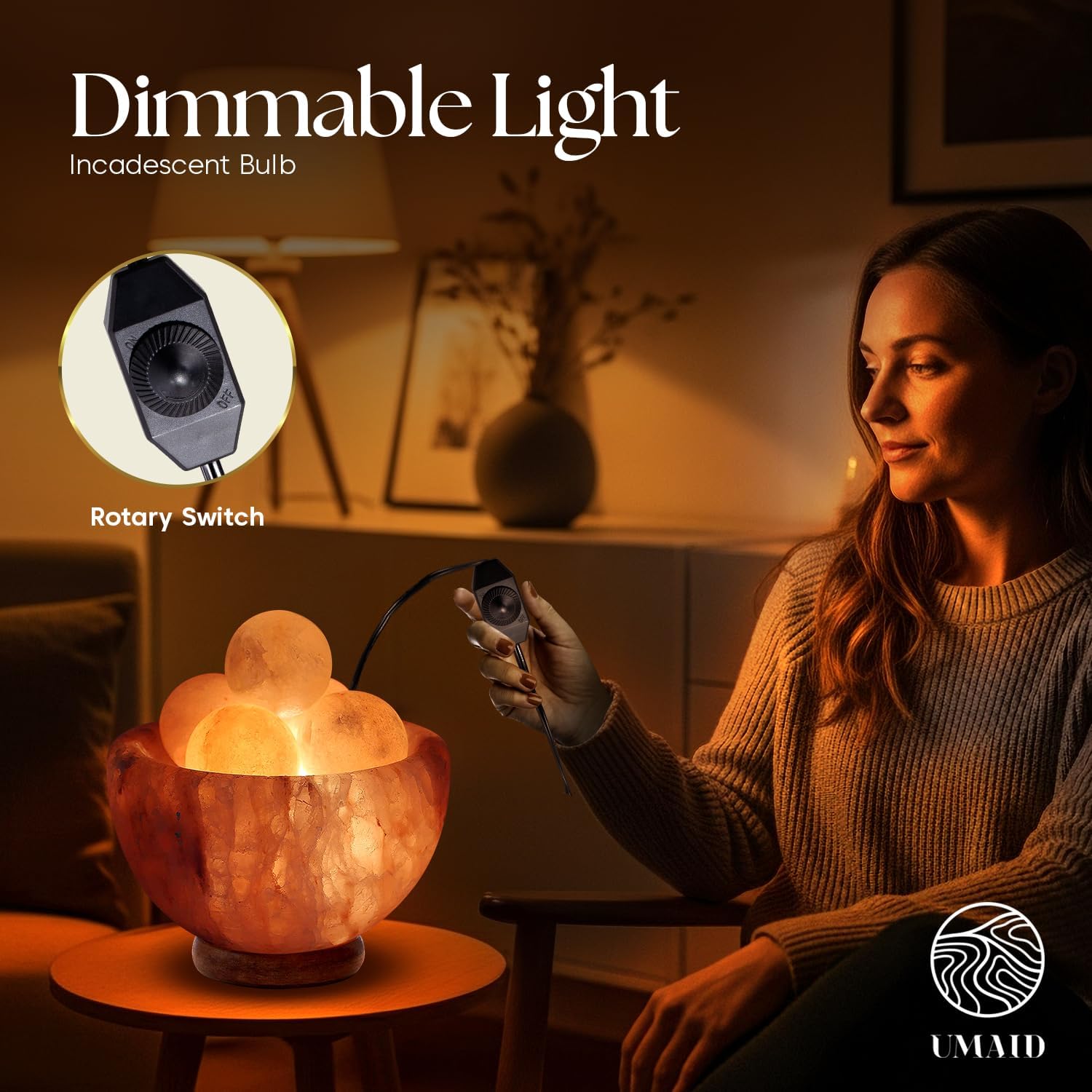 Dimmable Pink Himalayan Salt L - Spa & Wellness Hotel Diament Ustroń Opinie reseña y precio